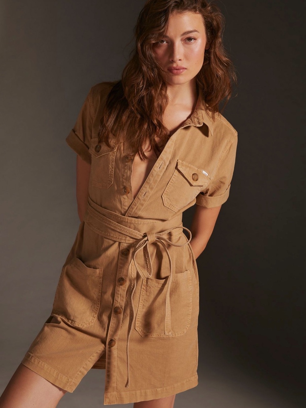 MOTHER The Wrapped Up Mini Dress